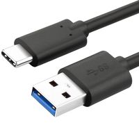 USB Type C Cable 3Ft, FanTEK USB C to A 3.0 Fast Charging Cable Charge Cord Compatible with Samsung Galaxy Note S9 S8 Plus, LG V30 G6, Google Pixel, ZTE Zmax Pro, HTC 10 Bolt U11, Oneplus 5 and More