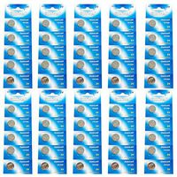 Eunicell CR1620 5009LC Lithium Blister Pack 3V 3 Volt Coin Cell Batteries (50 pcs)