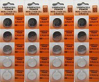 20 X Loopacell CR2016 3 Volt Lithium Coin Battery Button Cells (4 X Packs of 5)