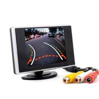 3.5'' HD Color auto Car TFT LCD Monitor Screen with 2 Video Input Port for Car Rearview Backup Cameras/Car DVD/VCD/GPS/Other Video Equipment