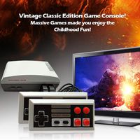 Old Arcade Classic Retro Video Game Console Built-in 620 Games Video Handheld Game Player，AV Connection ,8-Bit