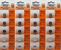 Loopacell 1220 Battery (CR1220/ DL1220/ E-CR1220/ SB-T13/ L04) Lithium 3v 20 Pcs