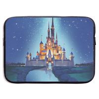 Minnie and Mickey's Castle Neoprene Laptop Sleeve Case Bag Cover Compatible 13-15 Inch MacBook Pro/MacBook Air/Notebook