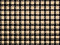 Lumos80 Pack of 5 Black Gingham Kraft Design Tissue Paper Sheets 15" x 20"