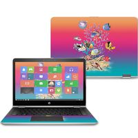 Mightyskins Skin Compatible with Hp Pavilion X360 14" (2017) - Coral Garden | Protective, Durable, and Unique Vinyl Decal Wrap Cover | Easy to Apply, Remove, and Change Styles | Made in The USA