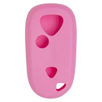 Keyless2Go New Silicone Cover Protective Case for Remote Key Fobs with FCC E4EG8D-444H-A - Pink
