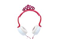 Gabba Goods Premium Design Princess Crown Over The Ear Comfort Padded Stereo Headphones AUX Cable | Earphones