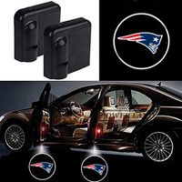 For New England Patriots Car Door Led Welcome Laser Projector Car Door Courtesy Light Suitable Fit for all brands of cars(New England Patriots)