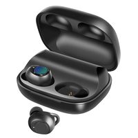 Wireless Earbuds, BassPal IPX7 Waterproof Bluetooth 5.0 Headphones, 60H Playtime, Deep Bass Stereo Sound Sports in-Ear Earphones Headset w/Mic, Touch Control, AAC CVC 8.0, 2200mAh Rechargeable Case