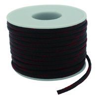 Expandable Cable Sleeving - Cable Wire Sleeve1/4 (6mm) x 100Ft (30m) Lime2018 (Black red, 1/4" x 100 FT)