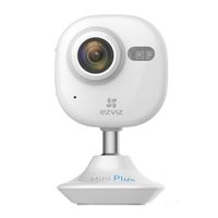 EZVIZ Mini Plus Indoor Day & Night 1080p Wi-Fi Cloud Camera with 25' Night Vision, 2-Way Audio, 2.8mm Fixed Lens, 1920x1080, Up to 30fps, H.264, White