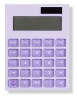 Kate Spade New York Purple Acrylic Solar Calculator, Colorblock