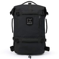 Wxnow Hiking Travel Backpack Carry on Gym Laptop Backpack with Shoe Compartment College Bag and Rucksack for Men and Women Black