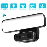 Floodlight Spy Camera Motion Light Outdoor Camera Spotlight Camera Motion-Activated HD Video Siren Alarm Wireless Two Way Audio Smart Flood Light for Home Security