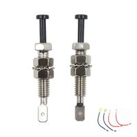 CarBest 2Pcs Adjustable Car Auto Trunk Alarm Security Hood Door Pin Switchs | Car Alarm Switch