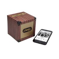 Luckies of London Smartphone Speaker 3.0 - USB Rechargeable Bluetooth Wireless Portable Speaker for Bluetooth-Enabled Mobile Phones and Devices - Up to 12 Hours Playtime, Gold