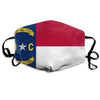 North Carolina Flag Dust Mask,Washable and Reusable Cleaning Gardening Outdoor Activities Warm Windproof Mask