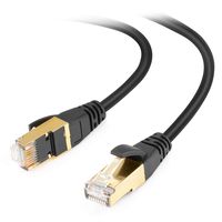 J&D Cat8 Ethernet Cable, High Speed Category 8 Ethernet Patch Cable Network Cable with Gold Plated Snag-Free RJ45 Connectors for Modem Xbox Router PC Mac PS4-25 Feet