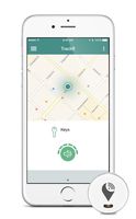 TrackR pixel - Bluetooth Tracking Device. Item Tracker. Phone Finder. iOS/Android Compatible - White (5 Pack)