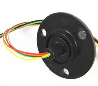 Mini Capsule Slip Ring 300Rpm 6-Way 22mm 2A 360°Rotation AWG28