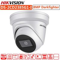 Hikvision Camera DS-2CD2385G1-I 2.8mm Lens 8MP(4K) IR Fixed Turret Network Camera PoE H.265+ SD Card Slot IR IP67 Original English Version