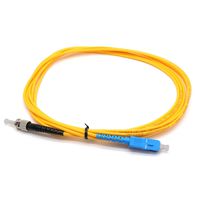 Yootop 2Pcs ST to SC Single-Mode Fiber Patch Cable Simplex 9/125 Optical Optic Cord for Ethernet