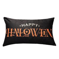 Howstar Halloween Home Decorative Sofa Linen Pillowcases Cushion Pillow Cover (I)