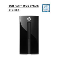 HP Pavilion 2019 460 Premium Desktop (Intel Dual-Core i7-7700T 2.9 GHz up to 3.8 GHz, 8GB RAM+16GB Optane RAM, 2TB HDD, DVD, WiFi, Bluetooth, HDMI, Keyboard, Mouse, Win10 Home)