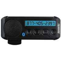 Armor All AHF9-1002-BLK Black Handsfree Bluetooth Speakerphone with Visor Clip and Caller ID