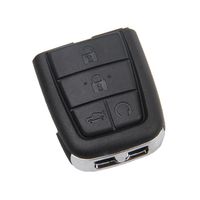 For 2008 2009 Pontiac G8 Key Fob Shell Cover Smart Keyless Entry Remote Case (5 Buttons)