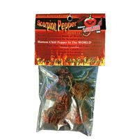 Dried Trinidad Moruga Scorpion Pepper Pods, 0.25 Ounce