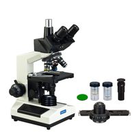 OMAX 40X-1600X Advanced Trinocular Phase Contrast Microscope with Sliding Phase Contrast Kit