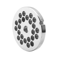#12 Stainless Steel Meat Grinder Plate Discs Blades for Kitchenaid Mixer FGA Food Chopper and Hobart, LEM, Cabelas, Weston, MTN Meat Grinders