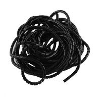uxcell Polyethylene Spiral Wrapping Band Cable Wire Manager 6mm Dia 13M Long