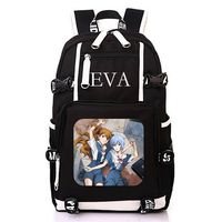 Siawasey Anime EVA Neon Genesis Evangelion Cosplay Backpack Daypack Bookbag Laptop School Bag