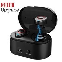 XIAOWU Wireless Earbuds, True Wireless Bluetooth Headphones Mini Sweatproof Sport Headsets in-Ear Noise Cancelling with Built-in Mic and Charging Case for iPhone iPad Android Smartphone 