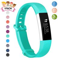 JOMOQ Compatible Ace Bands (Only for Kids), Soft Silicone Sport Wrist Strap Waterproof Replacement with Secure Metal Buckle for Ace/Alta HR Activity Tracker Boy Girl (5.0"-7.0") (Small, Water Duck)