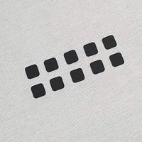 Rounded Square Match Strikers 0.50" - Dark Gray