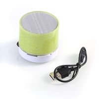 Yuniroom Portable Mini Bluetooth Speakers Wireless Hands Free LED Speaker with TF USB Sound Music for Mobile Phone (Color : Green)