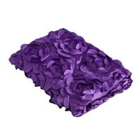 Tangc Newborn Photography Props Rug Baby Photo 3D Rose Flower Backdrop Blanket (deep purple)