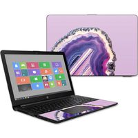 MightySkins Skin Compatible with HP 15t Laptop 15.6" (2017) - Purple Agate | Protective, Durable, and Unique Vinyl Decal wrap Cover | Easy to Apply, Remove, and Change Styles | Made in The USA