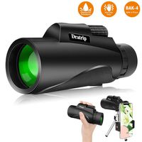 Monocular Telescope, 12X50 High Power HD Monocular with Smartphone Holder & Tripod, Waterproof Monocular with Durable and Clear FMC BAK4 Prism for Bird Watching, Camping, Hiking, Match - [2019 Newest]