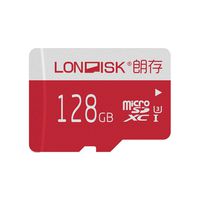 LONDISK 128GB Micro SD Card 4K U3 SDXC Memory Card for Drone/Dash Cam/GoPro Hero7 / Memory Card 128 GB with Free Adapter(U3 128GB)