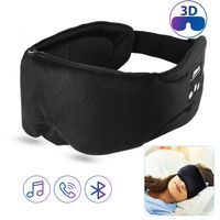 Bluetooth Headphones Sleep Eye Mask ，Bluetooth Wireless Earphone Sleeping 3D Eye Mask with Ultra-Thin Speakers & Mic, Hands-Free Calling, Travel