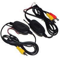 URVOLAX Wireless Color Video Transmitter and Receiver for Vehicle Backup Camera/Front Car Camera