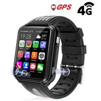 Goglor Kids Smartwatch Phone, Childrens Waterproof SOS Call GSM Sim Touch Screen 4G Smart Tracker Watch, Support WeChat Video Voice Chat/Game/APP Download/Camera/GPS/Lbs/WiFi for Kids Boys and Girls