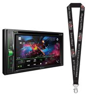Pioneer AVH-201EX DVD Receiver w/ 6.2" WVGA Display, Built in Bluetooth, iPod, and Android Compatibility with a Remote Control and a SOTS Lanyard