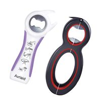 All in One Jar Opener, All in One Can, Bottle, and Jar Lid Opener, Twist Off Lid - Jar Opener for Seniors and Arthritic Hands, Seniors with Arthritis, Hand Weakness (2 pack)