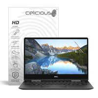 Celicious Vivid Invisible Glossy HD Screen Protector Film Compatible with Dell Inspiron 13 7386 [Pack of 2]