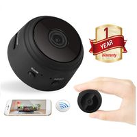 Mini 1080P Wireless Spy Hidden Camera IP WiFi Nanny Baby Cam Night Version Camera,Magnetic Build-in for Easy Set, 32GB SD Card and Camera Mount Included,Remote Control Video Recorder